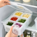 6 Grids Refrigerator Storage Box